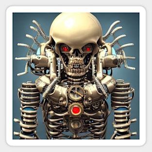 Steampunk skeleton Magnet